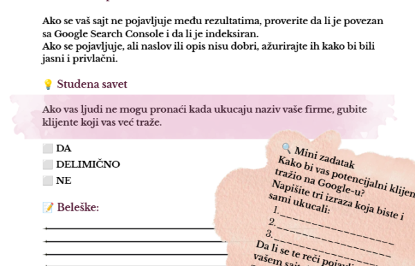 Bez naslovaw Digitalni pregled poslovnog sajta