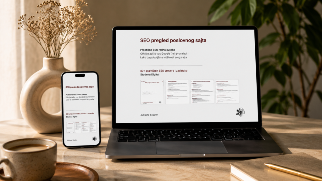 SEO pregled poslovnog sajta – praktična SEO radna sveska sa više od 80 SEO provera