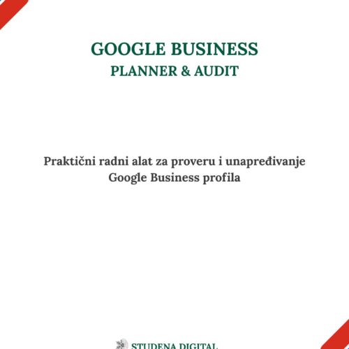 GOOGLE BUSINESS PLANNER & AUDIT (1) Google Business Planner & Audit
