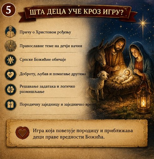 Тајна Божићне звезде | Православна Божићна игра за децу